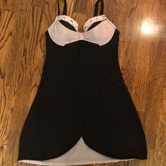 Black & Pink Lingerie Nightie - Picture 2 of 4